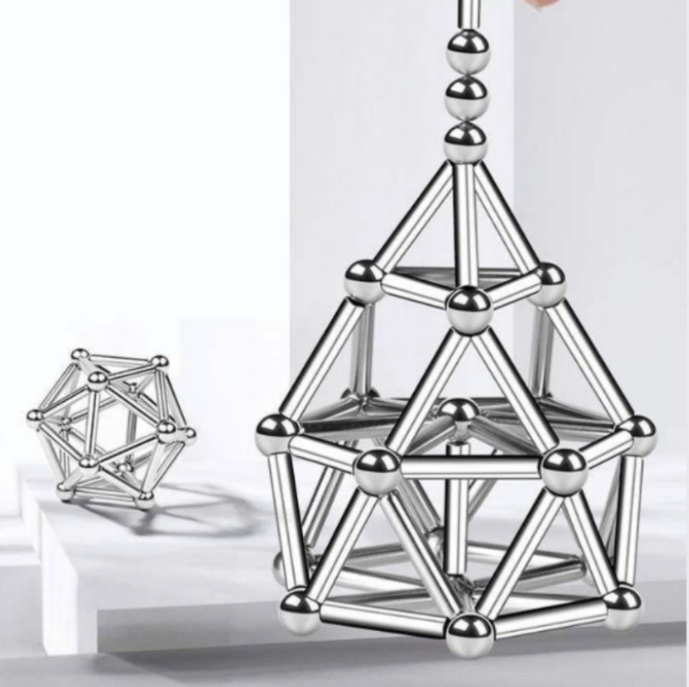 Magnetic balls and rod